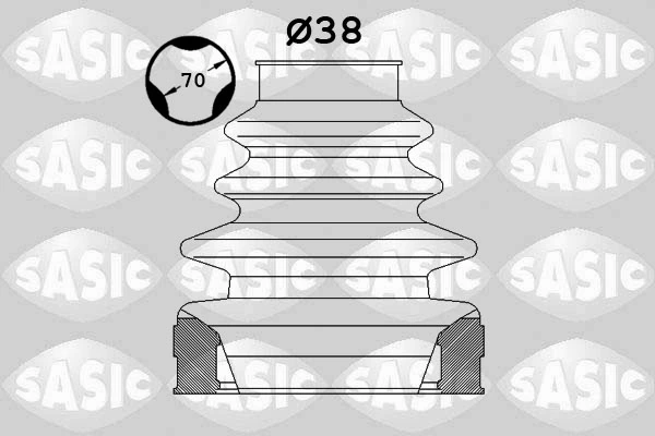 Bellow Kit, drive shaft 1900012