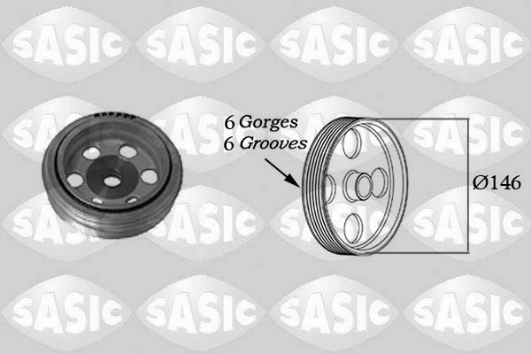 Belt Pulley, crankshaft 2150016