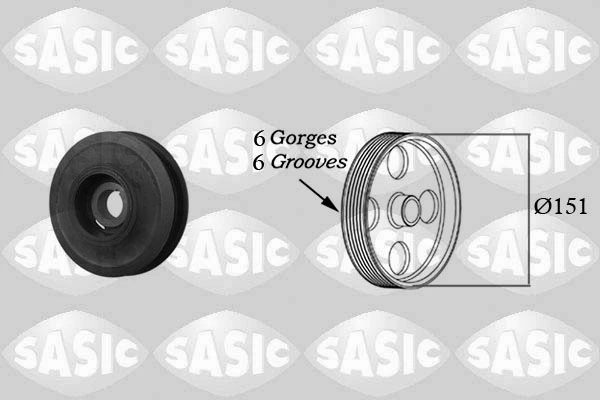 Belt Pulley, crankshaft 2156008