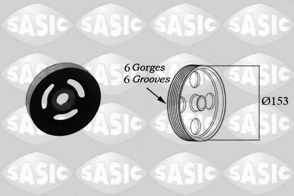 Belt Pulley, crankshaft 2150004