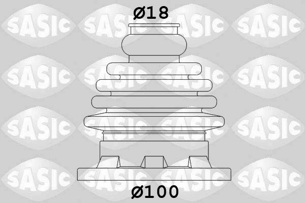 Bellow Kit, drive shaft 1906034