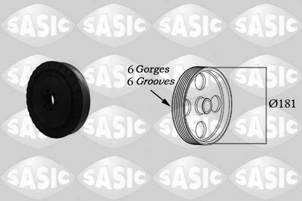 Belt Pulley, crankshaft 2156039