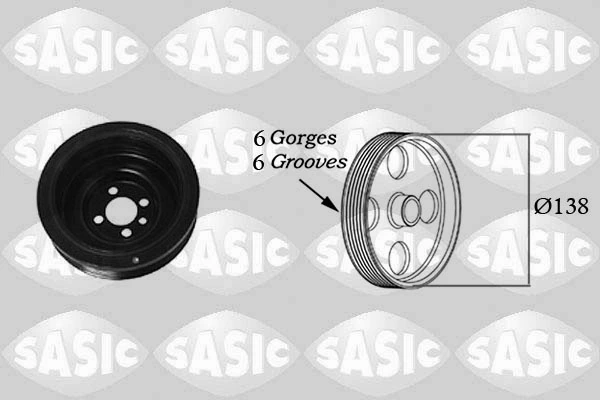 Belt Pulley, crankshaft 2156018