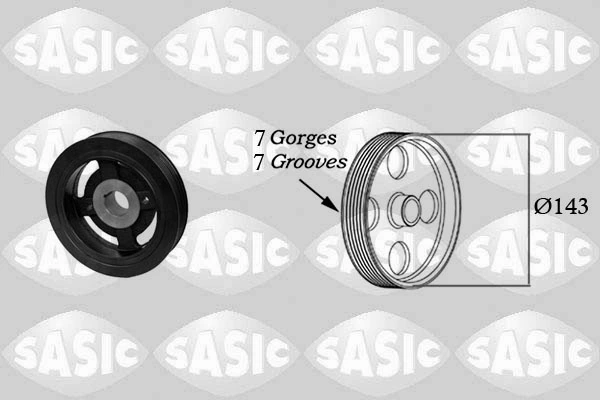 Belt Pulley, crankshaft 2156058