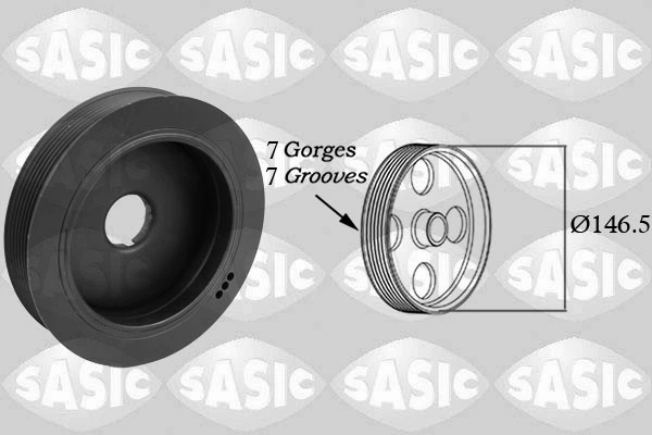 Belt Pulley, crankshaft 2150054