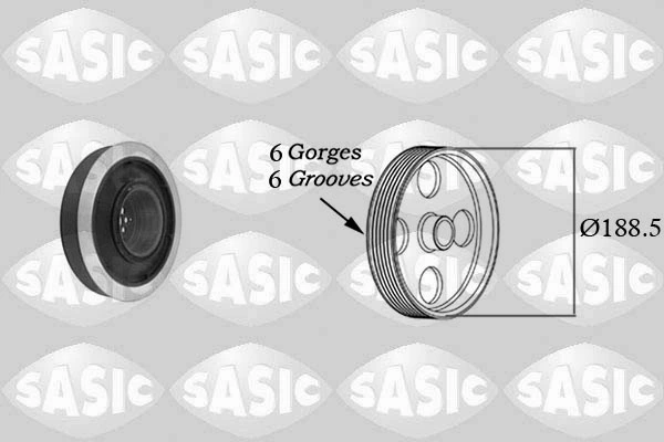 Belt Pulley, crankshaft 9001805