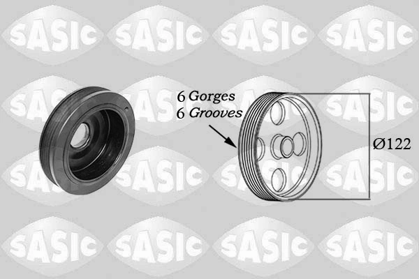 Belt Pulley, crankshaft 2154025