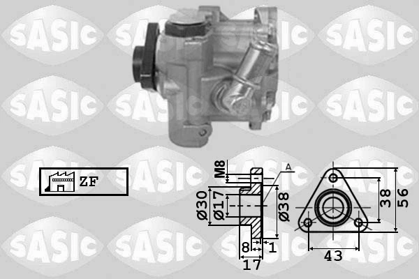 Hydraulic Pump, steering 7076048