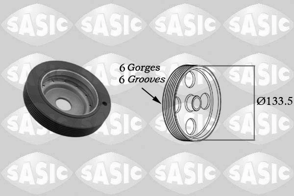 Belt Pulley, crankshaft 2154001