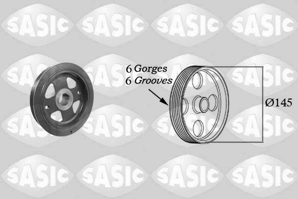Belt Pulley, crankshaft 2156071