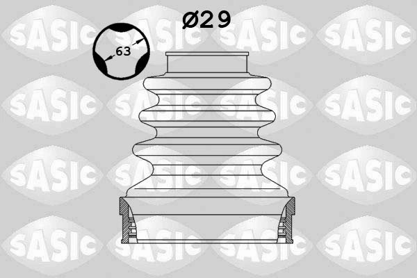 Bellow Kit, drive shaft 2873883