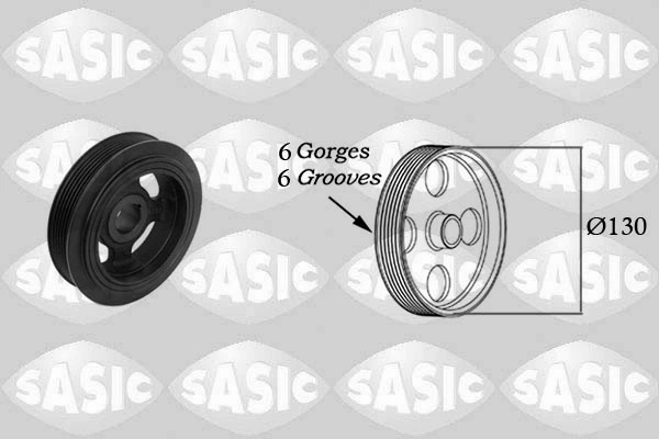 Belt Pulley, crankshaft 2156048