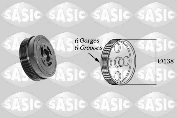 Belt Pulley, crankshaft 2156082
