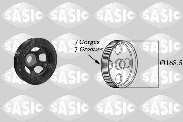 Belt Pulley, crankshaft 2156073