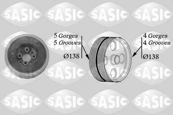 Belt Pulley, crankshaft 2156004