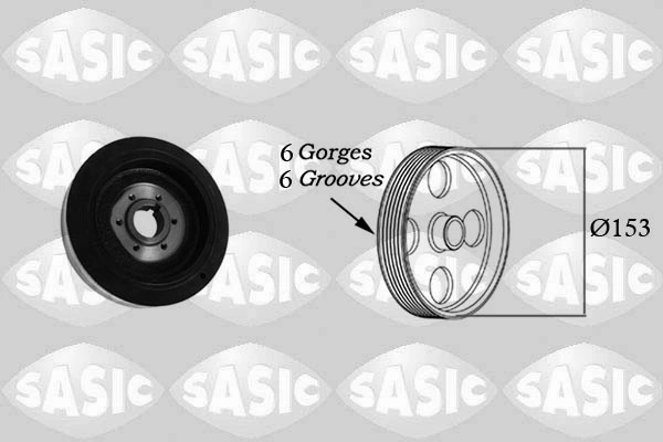 Belt Pulley, crankshaft 2150026