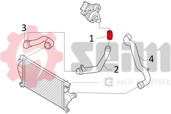 Charge Air Hose 981143