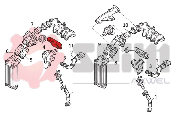 Charge Air Hose 982018