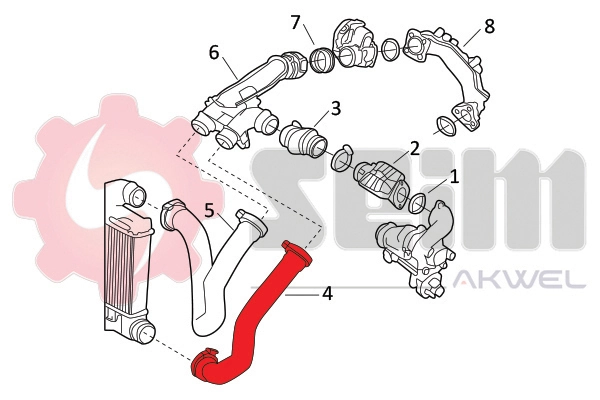 Charge Air Hose 982123