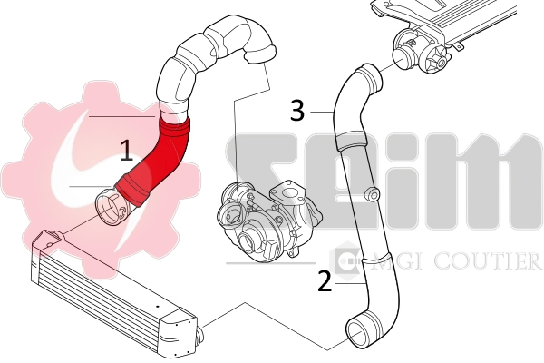SEIM 981092 Charge Air Hose