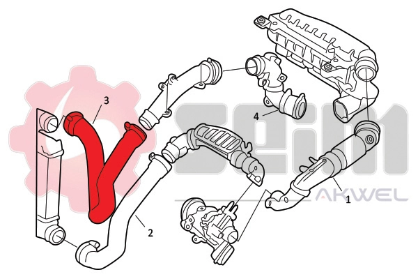 Charge Air Hose 982068