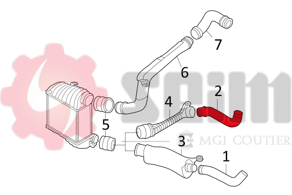 Charge Air Hose 981019