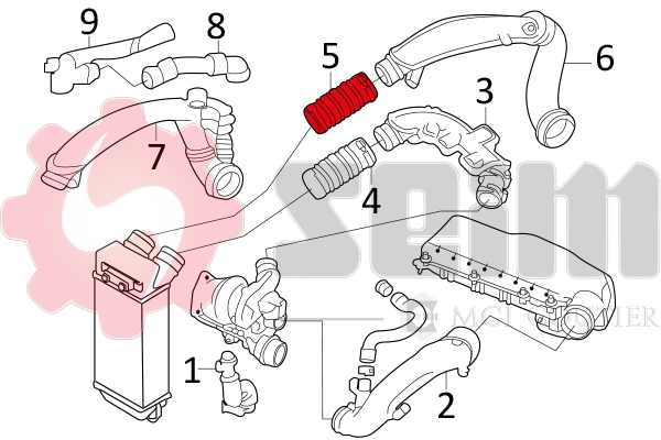 Charge Air Hose 981141