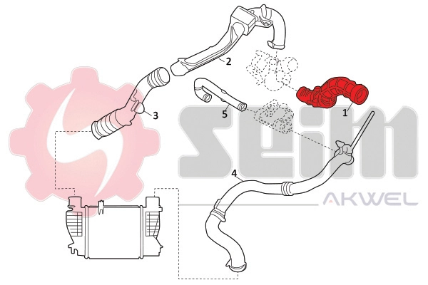 SEIM 982126 Charge Air Hose