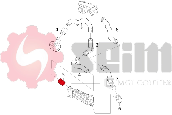 增压进气软管 981021
