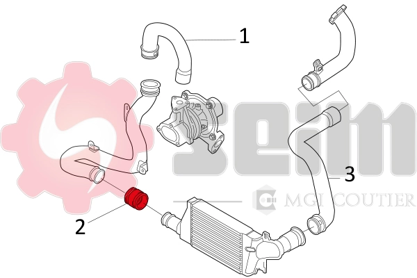 SEIM 981473 Charge Air Hose