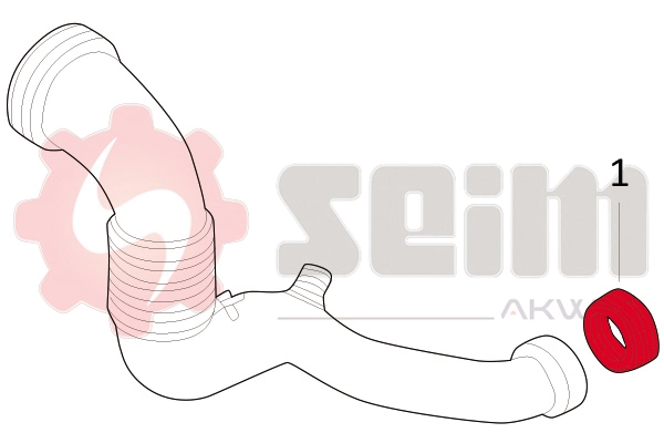 SEIM 981707 Charge Air Hose
