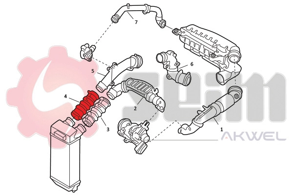 Charge Air Hose 982067