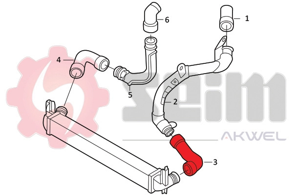 SEIM 981927 Charge Air Hose