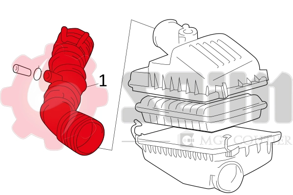 SEIM 981618 Charge Air Hose