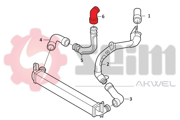 SEIM 981978 Charge Air Hose