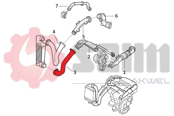 Charge Air Hose 982123