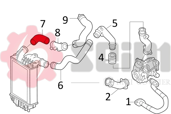 Charge Air Hose 981158