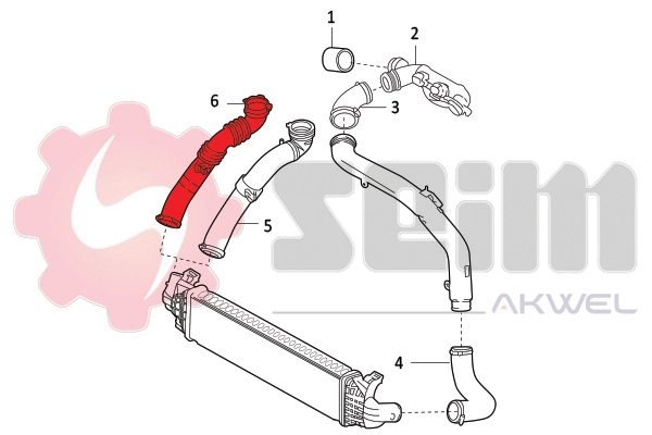 SEIM 981779 Charge Air Hose
