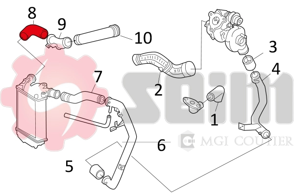 Charge Air Hose 981158