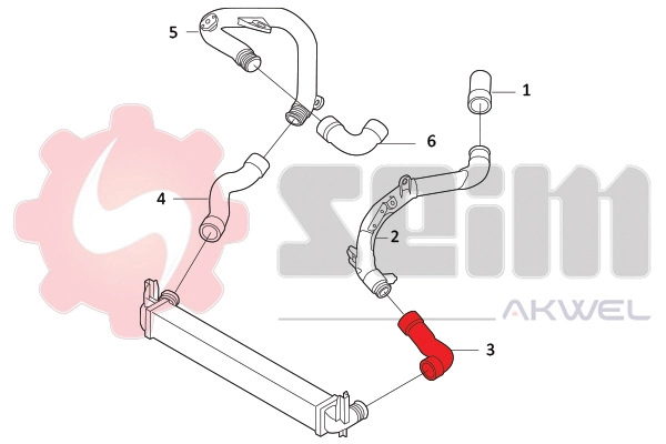 SEIM 981927 Charge Air Hose