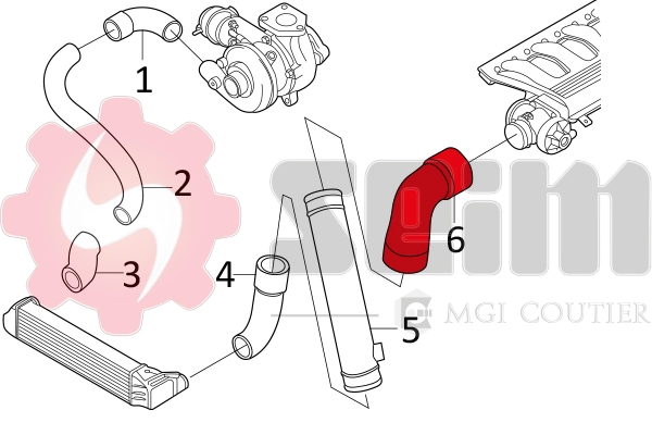 SEIM 981092 Charge Air Hose