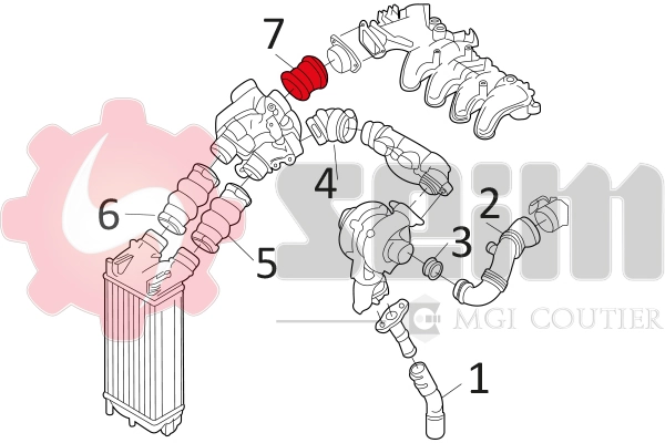 Charge Air Hose 981122