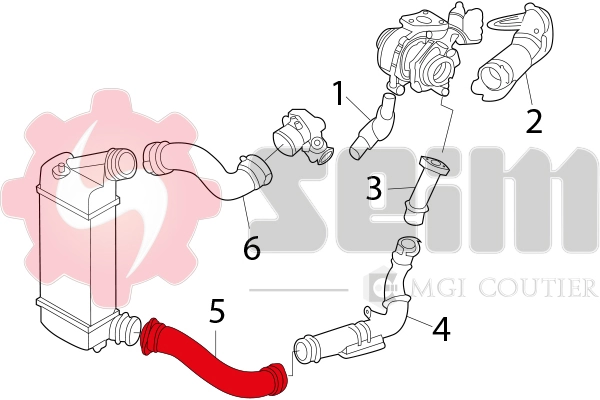 Charge Air Hose 981150