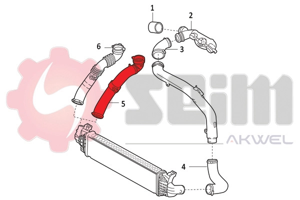 SEIM 981779 Charge Air Hose