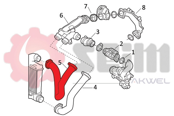 Charge Air Hose 982068
