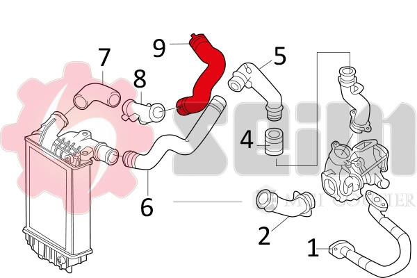 Charge Air Hose 981156