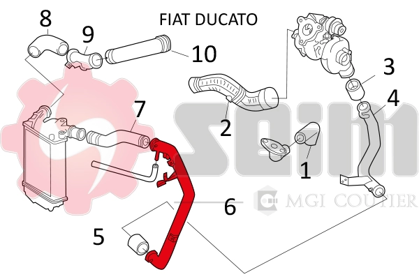Charge Air Hose 981158