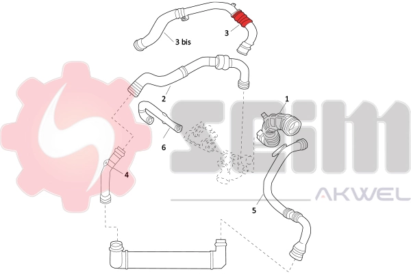 Charge Air Hose 981529