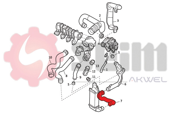 Charge Air Hose 982070