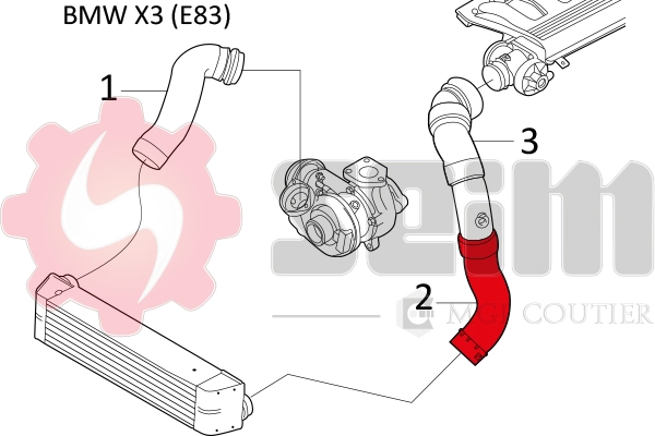SEIM 981111 Charge Air Hose